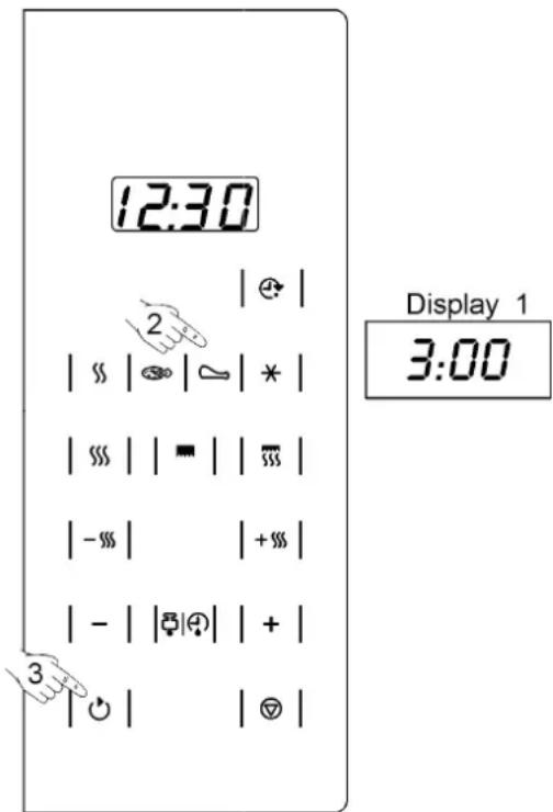 12:30 Display 1 3:00