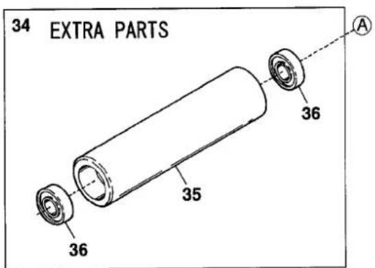 34 EXTRA PARTS 35 36 36 A