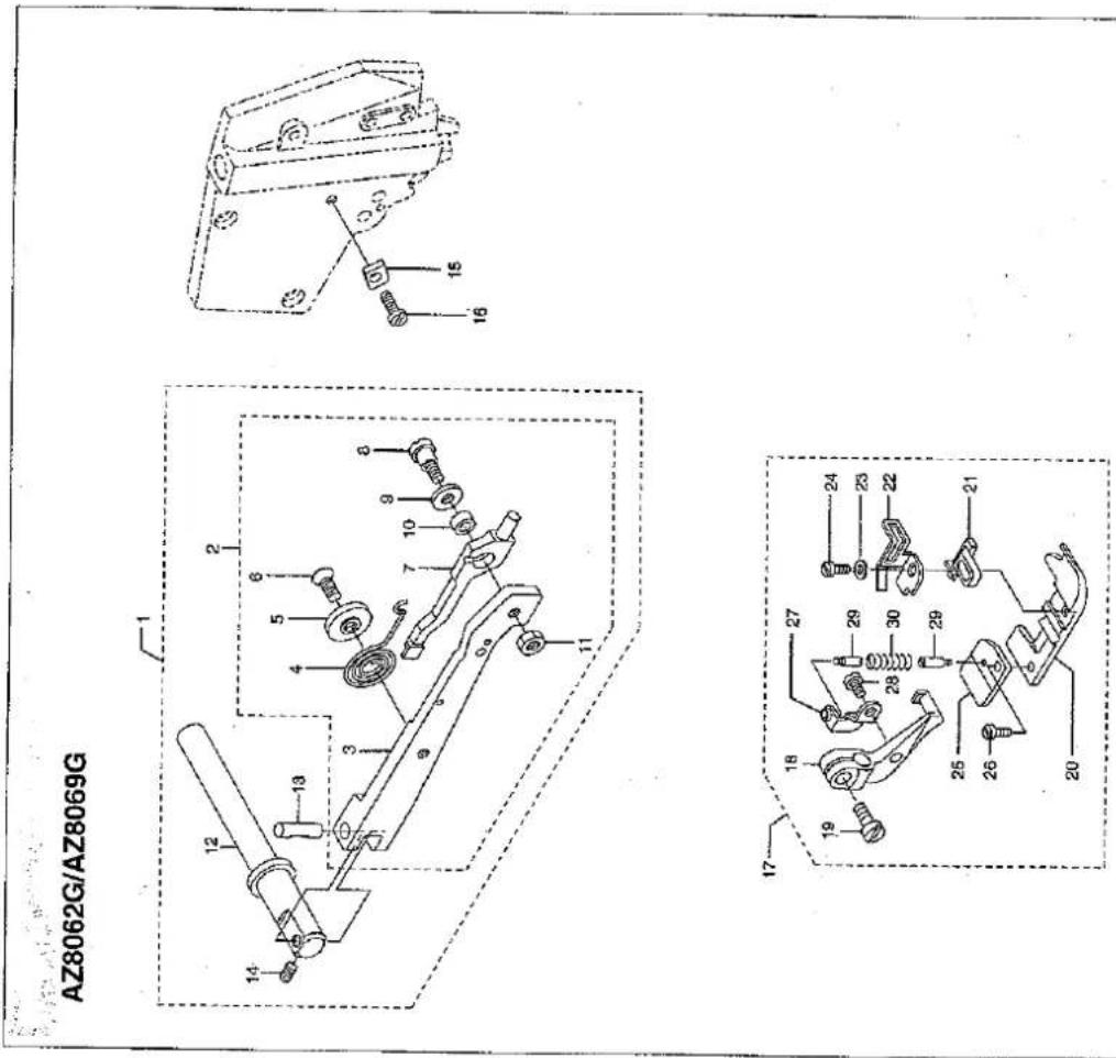 Yamato AZ8060 - Parts List - 1