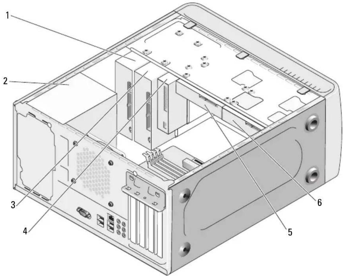 DELL Inspiron 531 - Computeren set indvendigt - 2
