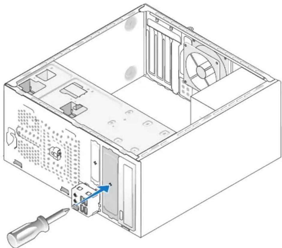 DELL Inspiron 531 - Installation af et ekstra cd- eller dvd-drev - 1