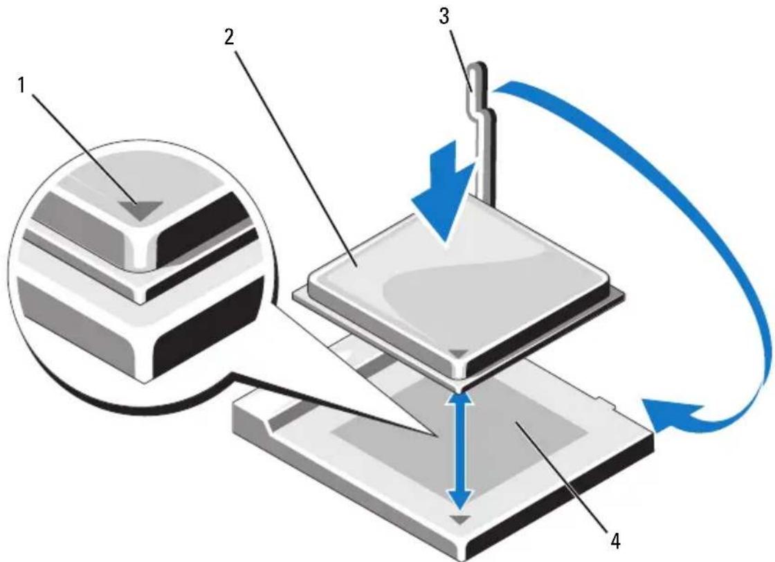 DELL Inspiron 531 - Installation af processoren - 4