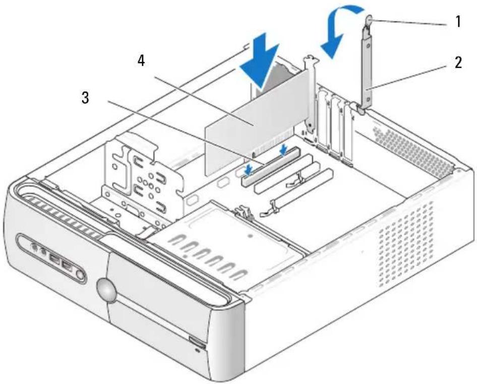 DELL Inspiron 530s - Installation af PCI/PCI Express-kort - 7