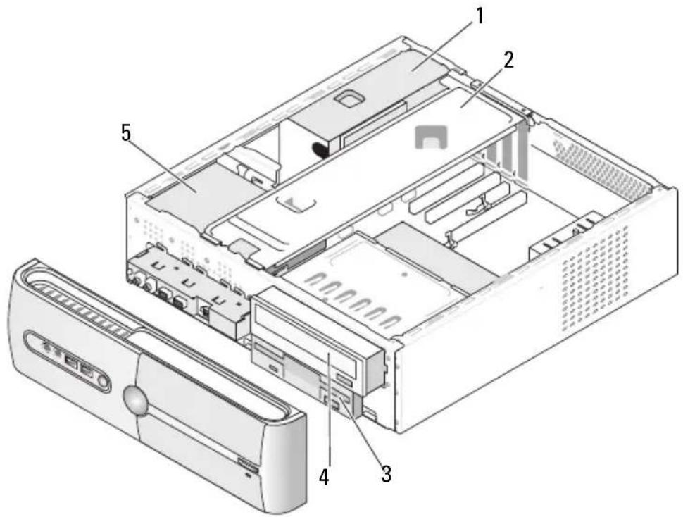 DELL Inspiron 530s - Computeren set indvendigt fra - 3