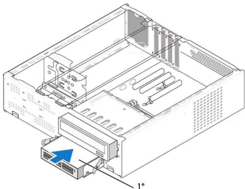 DELL Inspiron 530s - Installation af en mediekortlæser - 1
