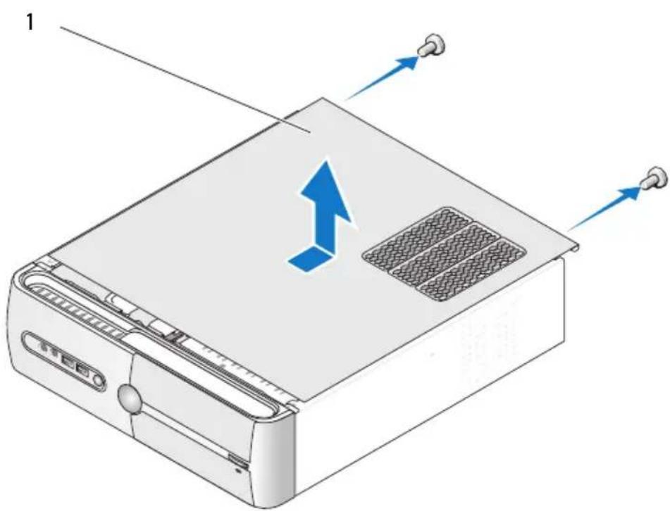 DELL Inspiron 530s - Fjernelse af computerdækslet - 6