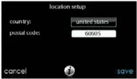 location setup country: united states postal code: 60605 cancel i save