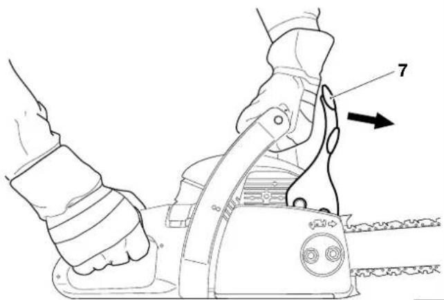 MAKITA DCS34 - Kettenbremse prüfen - 4