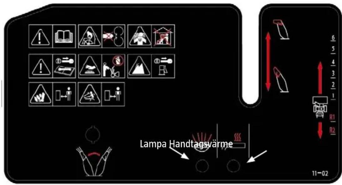 Lampa Handtagsvärme 11-02
