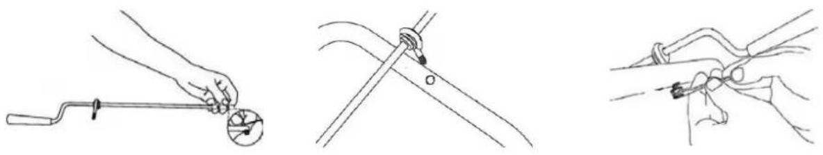 Meec Tools 721-111 - Fitting the crank for the ejector unit - 6