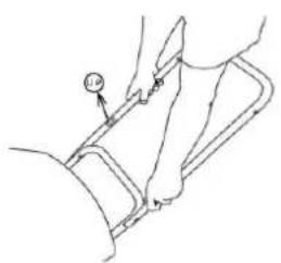 Meec Tools 721-111 - Assembly of upper, middle and lower handles - 1