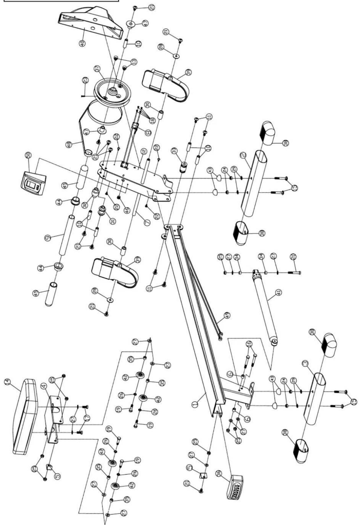 Technical schematic diagram of a mechanical device with numbered components and labeled parts in Chinese