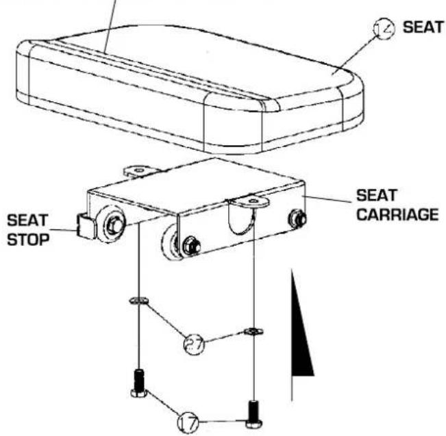 SEAT SEAT STOP SEAT CARRIAGE