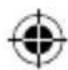 Color palette bar with grayscale shades and a central crosshair symbol (no text or labels)