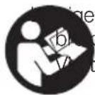 Warning symbols and pictograms for outdoor activities including cooking, heating, camping, and tree planting