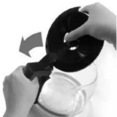 Menuett 802-394 - Demontering och montering av kaffekannans lock - 1