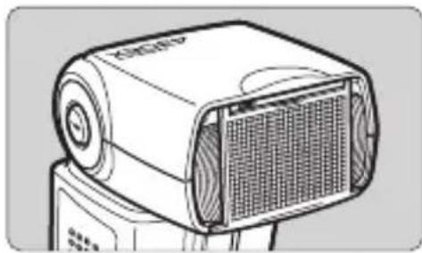 CANON Speedlite 430EX - Brug af vidpanelet - 1