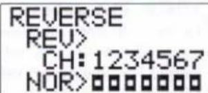 REVERSE REV> CH: 1234567 NOR>