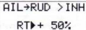 FUTABA 7C - Réglage de la fonction AIL->RUD - 1