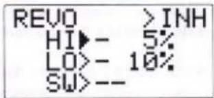 FUTABA 7C - REVO.MIX - Revolution mixing = Mixage d'anti-couple (NORM, Idle-up 1 et 2, Hold) - 1