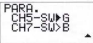 PARA. CH5-SW>G CH7-SW>B