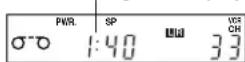 MITSUBISHI HS-HD1100U - to make the time gauge and the remaining time appear: - 2