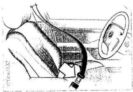BMW 520i (1998) - Cinturones de seguridad - 1