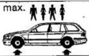 BMW 520i (1998) - Observar los tipos de neumáticos autorizados - 6