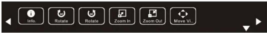 Info. Rotate Rotate Zoom In Zoom Out Move Vi..