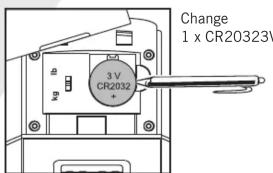 Change 1 x CR20323V