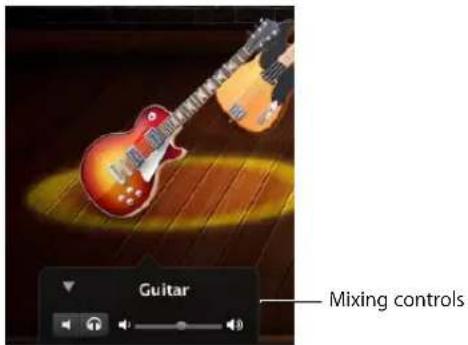 Guitar Mixing controls