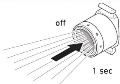 off 1 sec