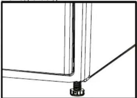 BEKO DCU 7230 S - Justere føtter - 1