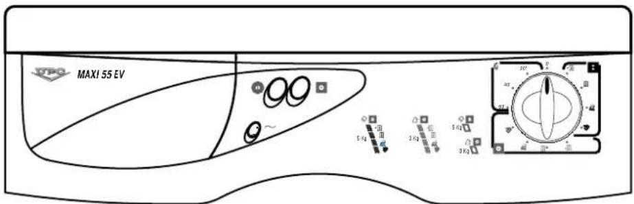 UPO D75E - Kontrollpanel – frånluftstumlare - 1