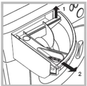 Hotpoint Ariston WMD 752 SK - Pesuainelokerikon puhdistaminen - 1