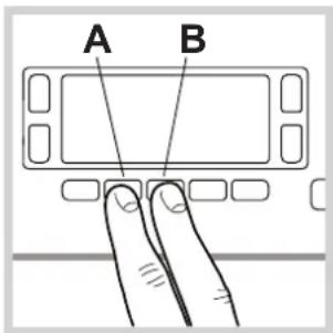 A B