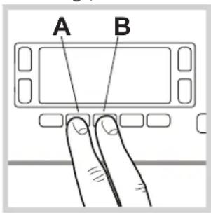 A B