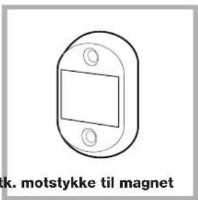 4 stk. avstandsstykker