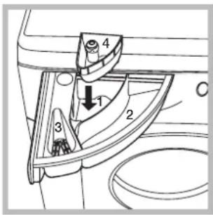 Hotpoint Ariston BMWD 742 (EU) - Skuffe til vaskemiddel - 1