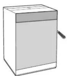 Hotpoint Ariston BMWD 742 (EU) - Montere trepanelet på døren og plas- sere maskinen i møbelet: - 1