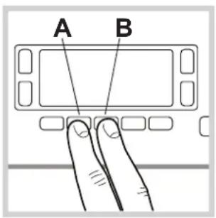 A B