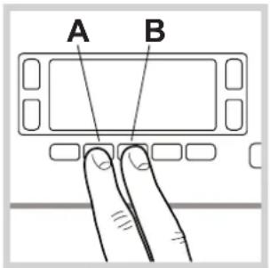 A B