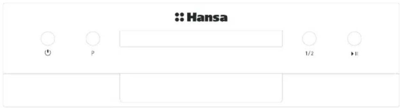 Hansa ZWM 416 WH - ДИСПЛЕЙ И ПАНЕЛЬ УПРАВЛЕНИЯ - 2