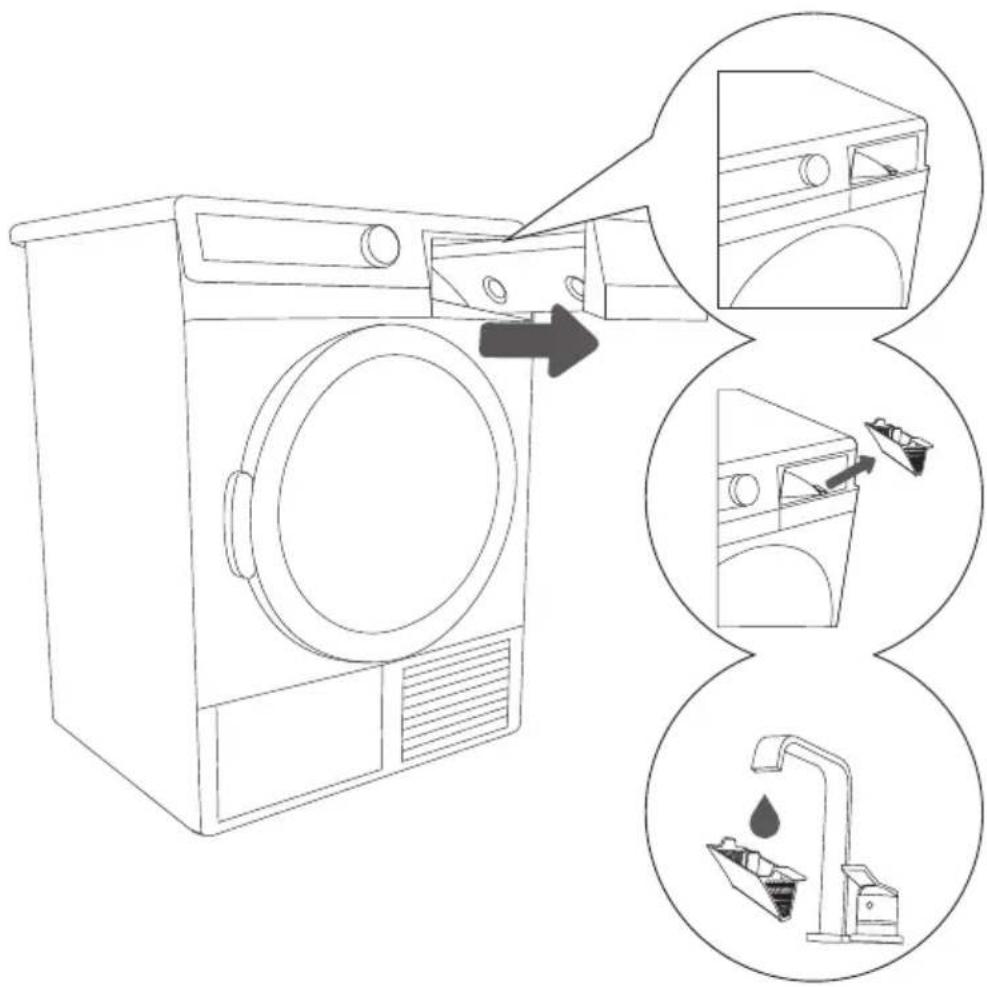 GORENJE DEHP865 - RENG∅RING AF FILTERET TIL DAMPGENERATORBEHOLDEREN (MODEL MED DAMPGENERATOR) - 1