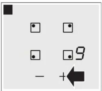 SIEMENS HC628213U - Välja önskad kokzon och effektnivå - 2