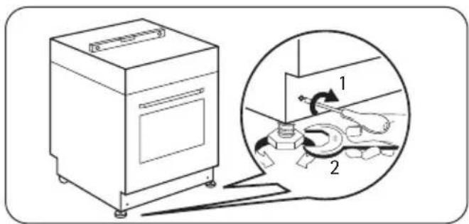 ZANUSSI ZCV662NW - Nivellering - 7