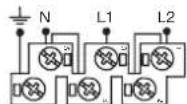 INDESIT I 64 I MH6A/SK - Elektrisk tilslutning Tilkobling af strømkabel - 3