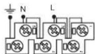 INDESIT I 64 I MH5A/SK - Elektrisk tilslutning Tilkobling af strømkabel - 4