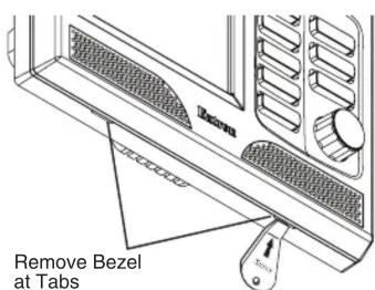 Remove Bezel at Tabs