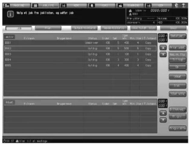 Walg et job fra job listen, og ufter job Udav tv 0000/0001 Pre-Jobing: Hukown 100.00% Accessiv: 4 HD 100.00% Job File Edit View Insert Job List Active Employee Program Status Order Set Item Name No. User List Entity 0001 Udav river 108 5 -408 4 Copy 0002 Byf14.g 108 5 -508 6 Copy 0003 Byf14.g 108 1 -108 1 Copy 0004 Byf14.g 108 3 -308 3 Copy 0005 Byf14.g 108 4 -408 4 Copy COP COP COP COP COP COP COP COP COP COP COP COP COP COP COP COP COP COP COP COP COP COP COP COP COP COP COP COP COP COP COP COP COP COP